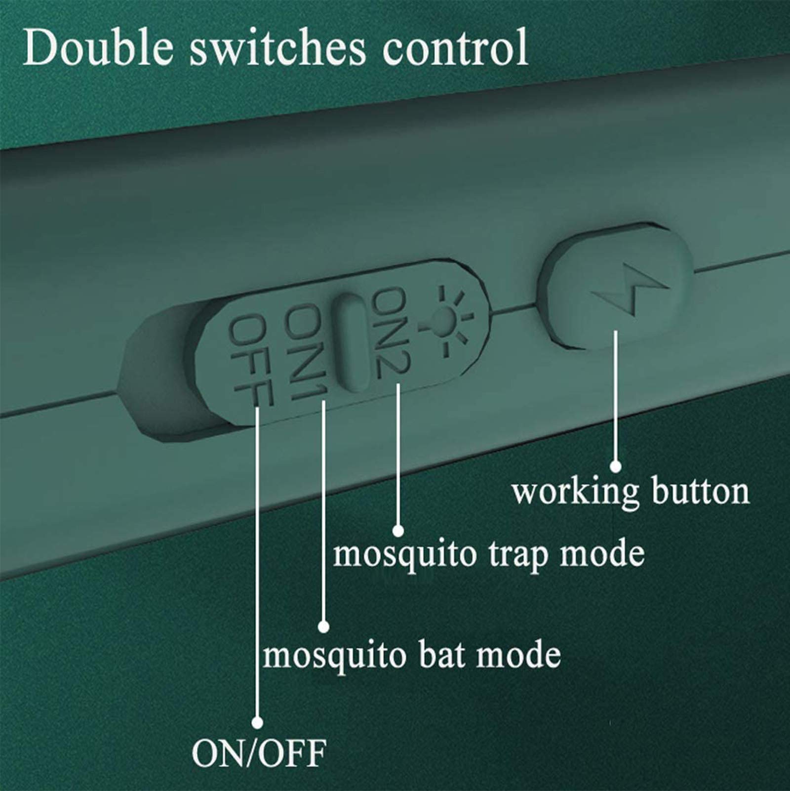 Fly Swatter-Zap Mosquito for Indoor And Outdoor Electric Pest Control, USB Rechargeable,LED Lighting w/Base