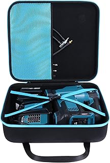 Aenllosi Hard Storage Case for Makita Air Compressor DMP181ZX, Carrying Bag Compatible with Makita Tire Inflator Cordless 18V,18V Cordless Inflator Oragnizer(Case Only)