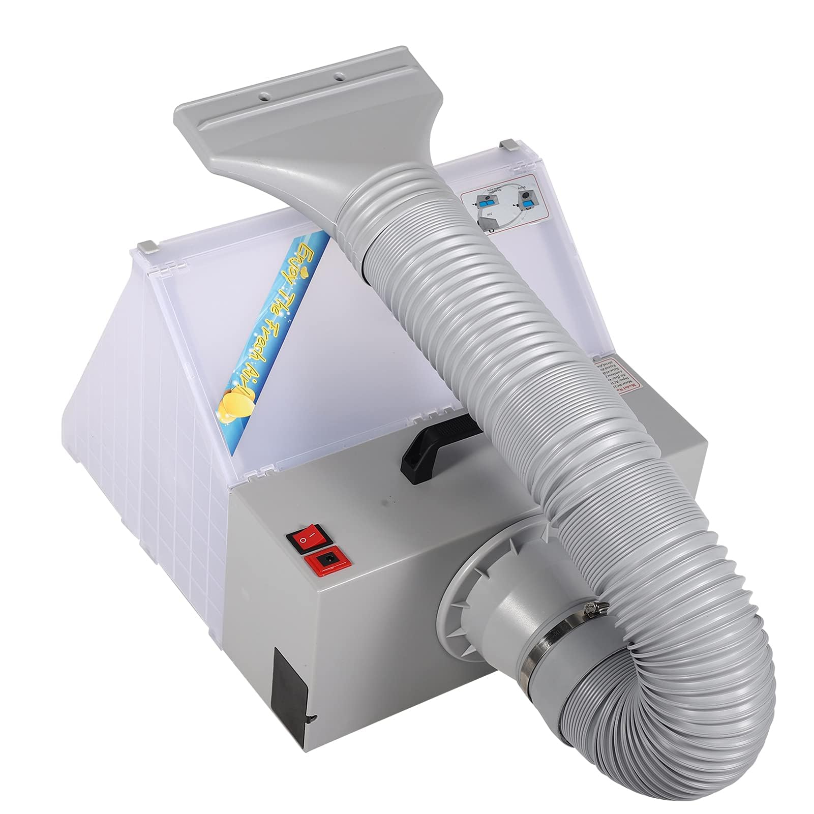 Airbrush Absauganlage 4m³/min, Tragbare Spritzkabine mit Filter für Modellbau und Lackierarbeiten