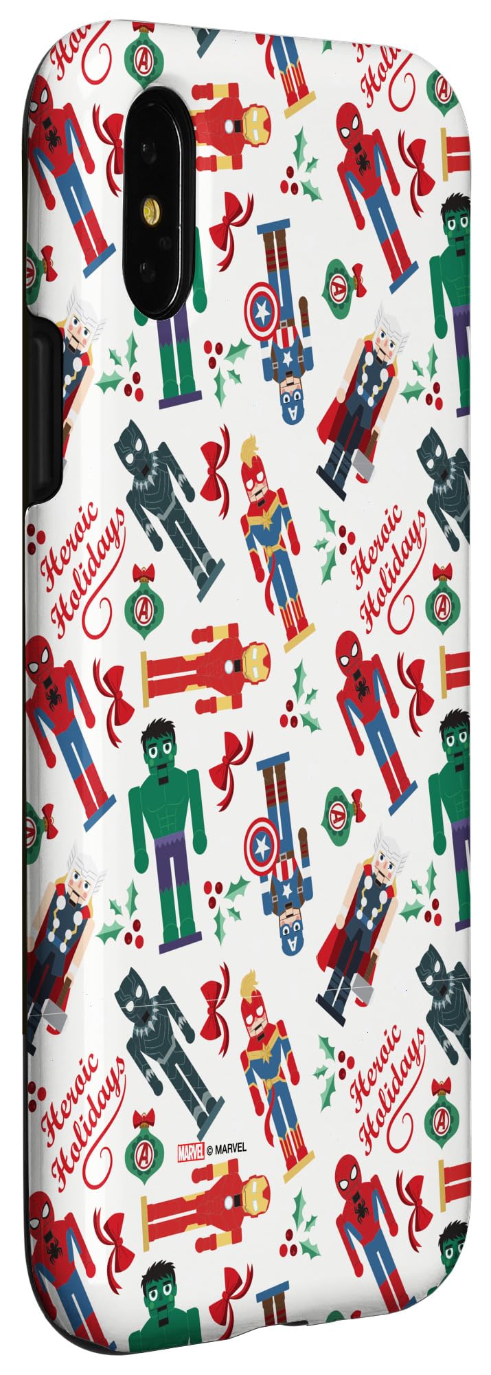 iPhone X/XS Marvel Christmas Avengers Nutcrackers Heroic Holidays Case - Image 3