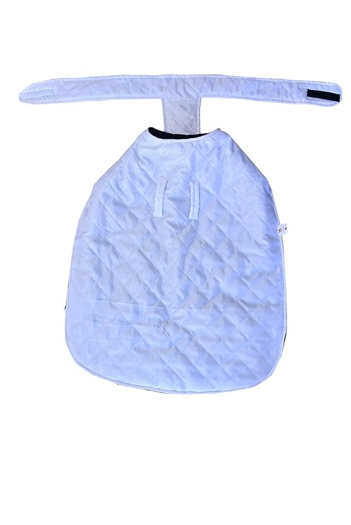 Best Dogista Winter Dog Coat Jacket with Heavy Fur Ultra Warm Wind & Water Proof in Quilted Stich Line Cloth Color May Vary 28 inch Extra Large at Rs. 209