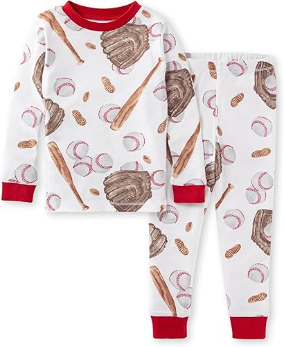 Miniatura 87 de Burt's Bees Baby - Conjunto de pijama de algodón de 2 piezas para bebés y niños, camiseta de manga larga y pantalón largo