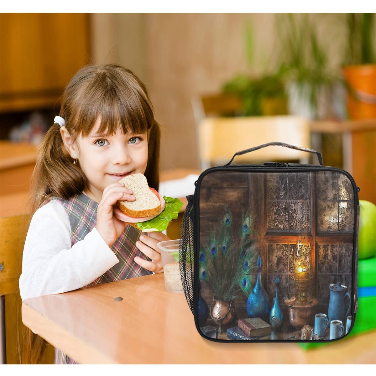 Sac à Déjeuner Lightning Energy Bleu Clair Pour L'école, Le