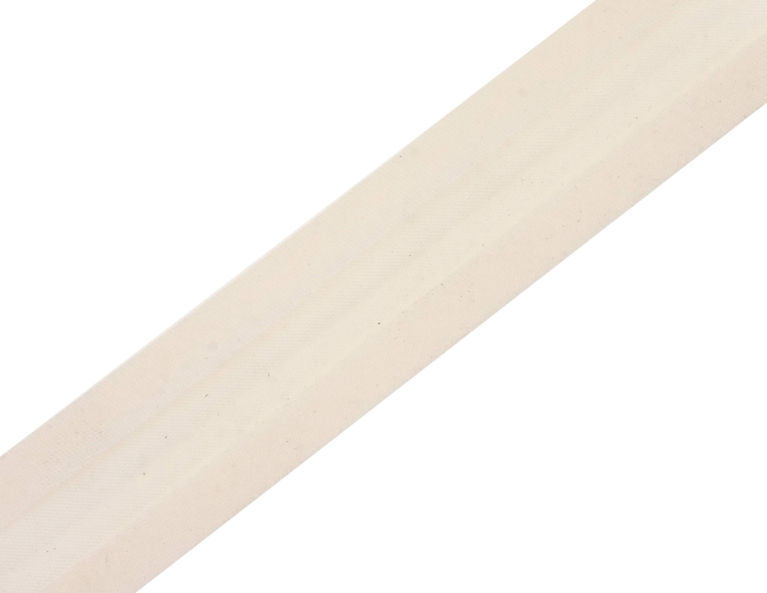 Mandala Crafts Ruban de biais double pliage pour couture, couture, reliure, ourlet, passepoilage, matelassage, par Mandala Crafts (1,27 cm, crème)