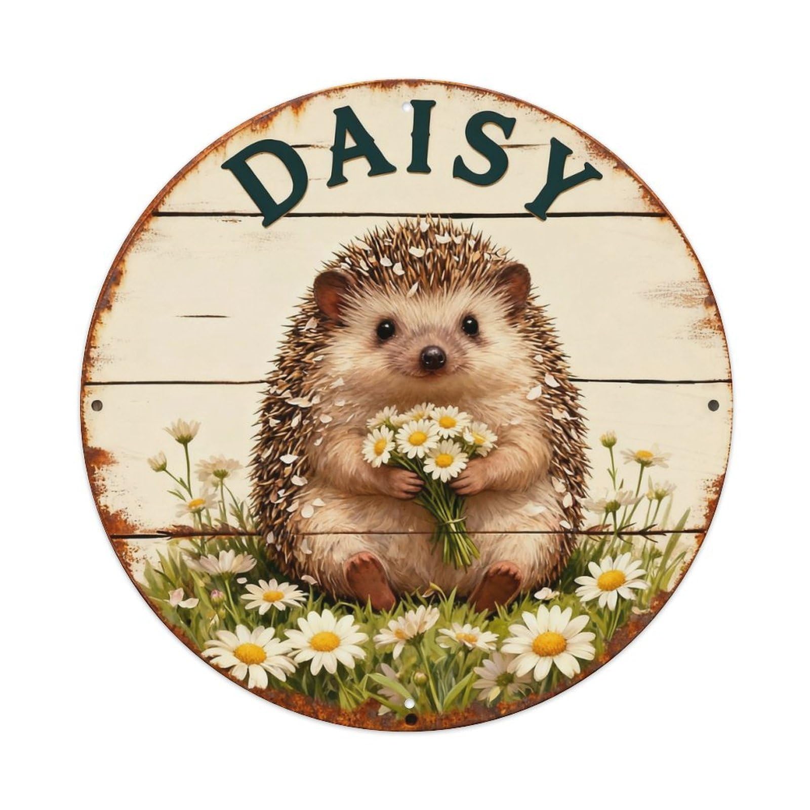 Daisy Sign Metal Tin Sign Plaque