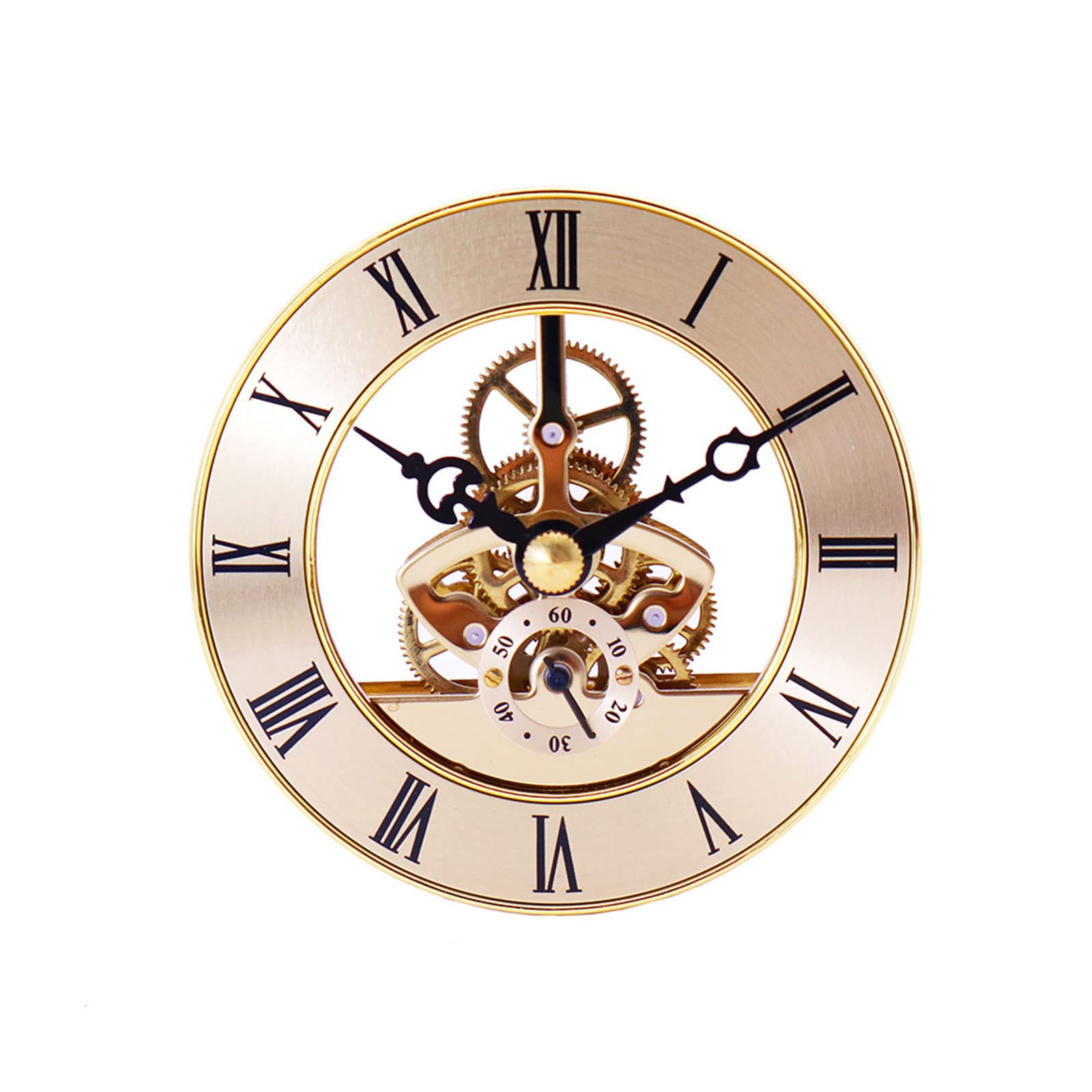 Mouvement à quartz pour horloge murale rétro en métal robuste et accessoires faits main