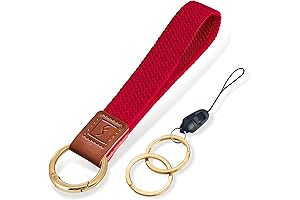 Cute Red Keychain Wristlet