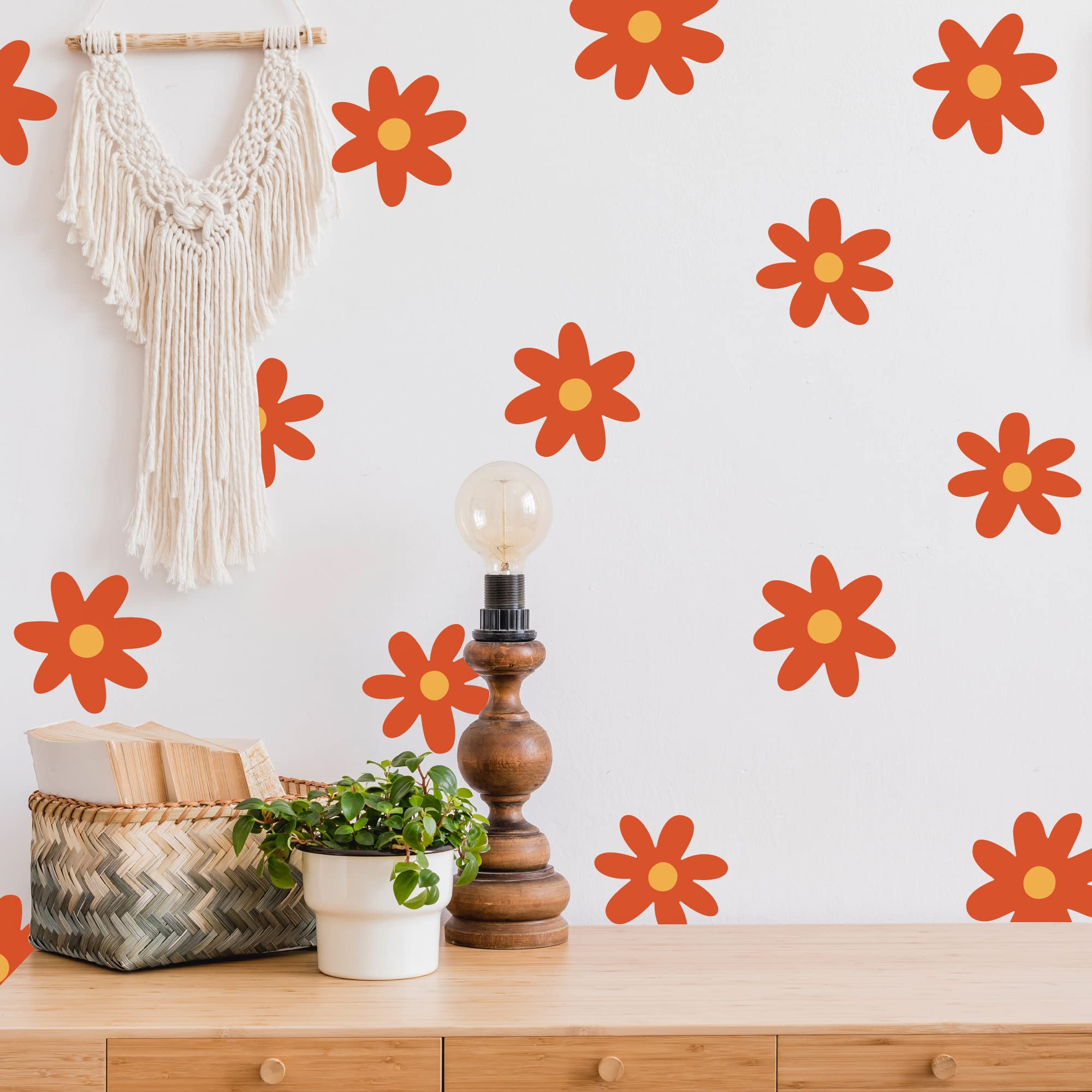 A Room with Flower Vinyl Daisy Wall Decals - Image 3