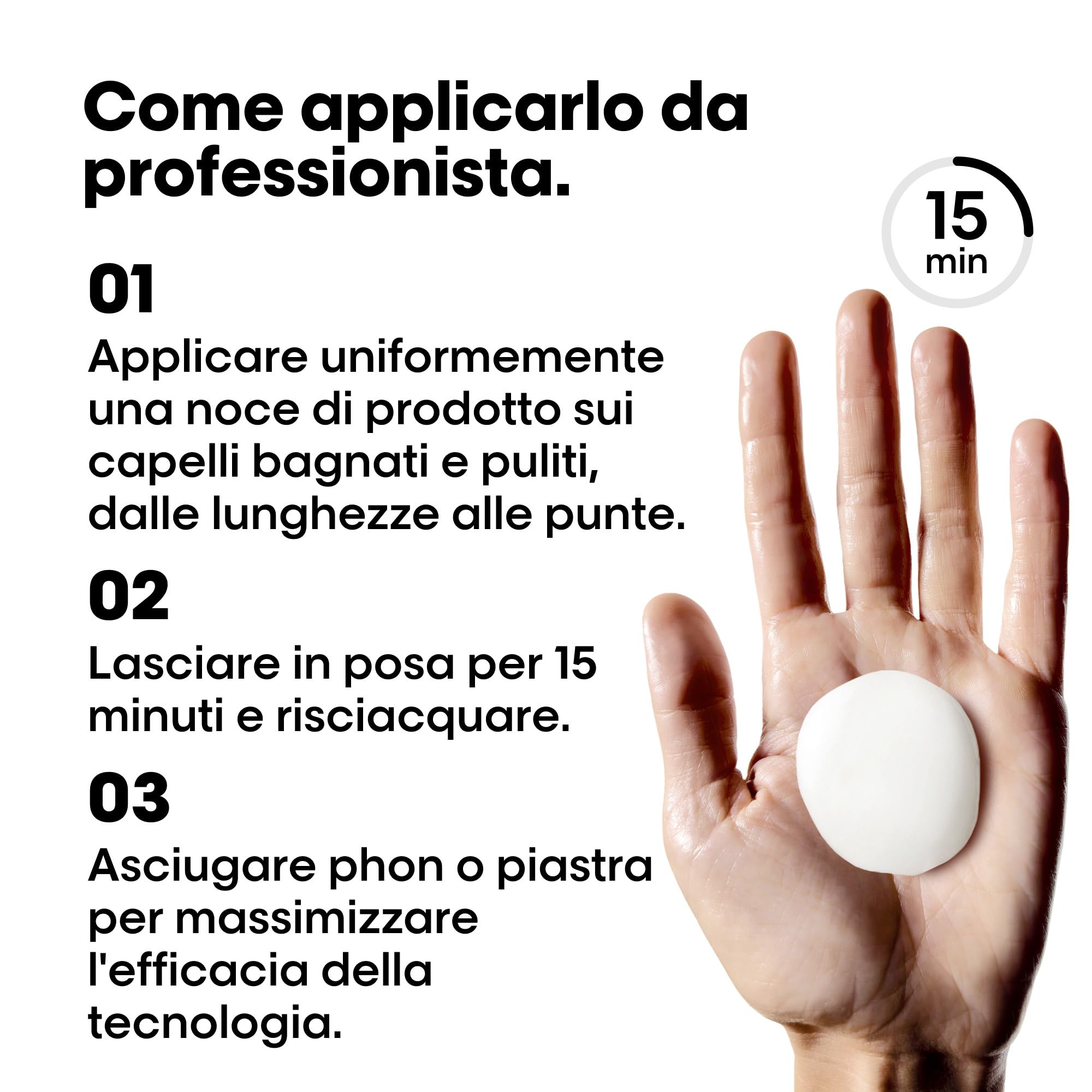 L'Oréal Professionnel, Trattamento Anticrespo e Disciplinante, Per Tutti i Tipi di Capelli, Capelli Più Morbidi e Luminosi, Keratin Alpha Sleek Smooth Transformer, Keratin Alpha Sleek, 200 ml