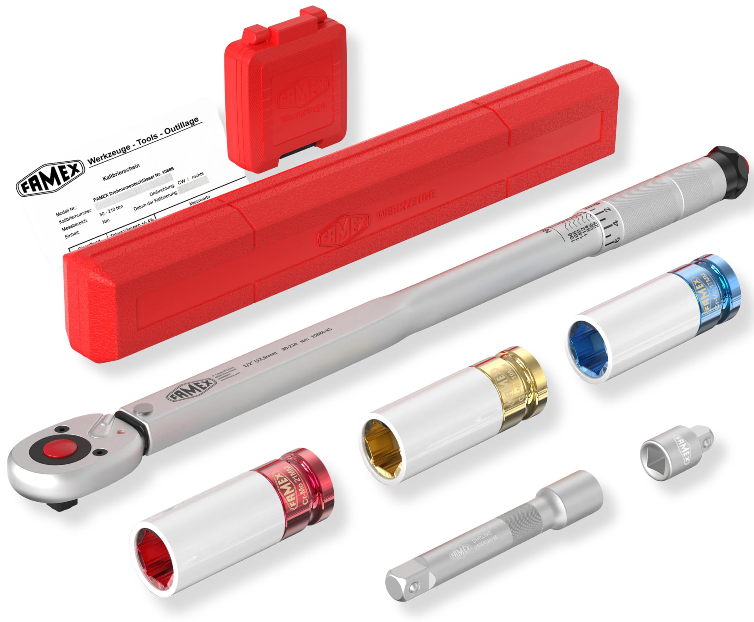 Famex 10886-3N - Llave dinamométrica