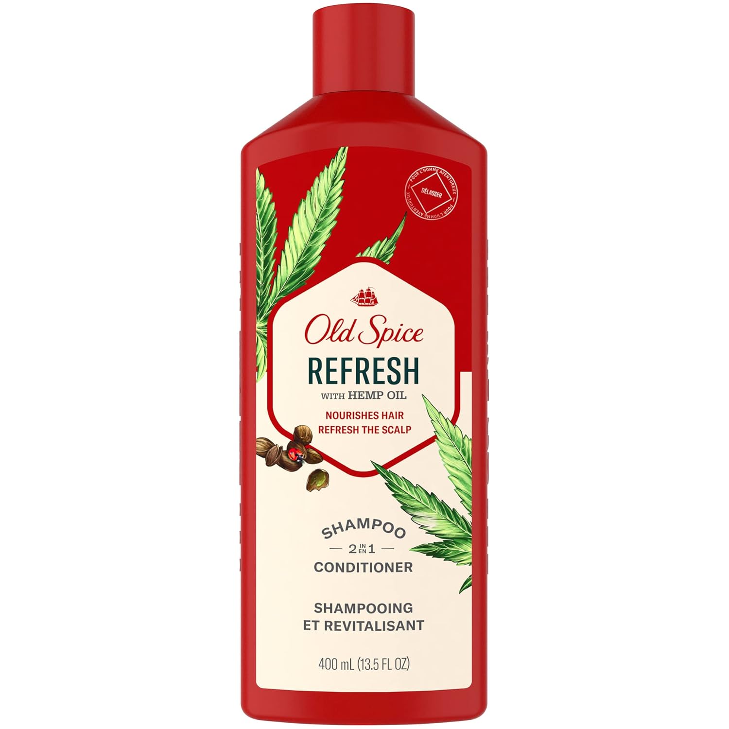Amazon.com: Old Spice, Refresh 2-in-1 Shampoo and Conditioner for Men ...