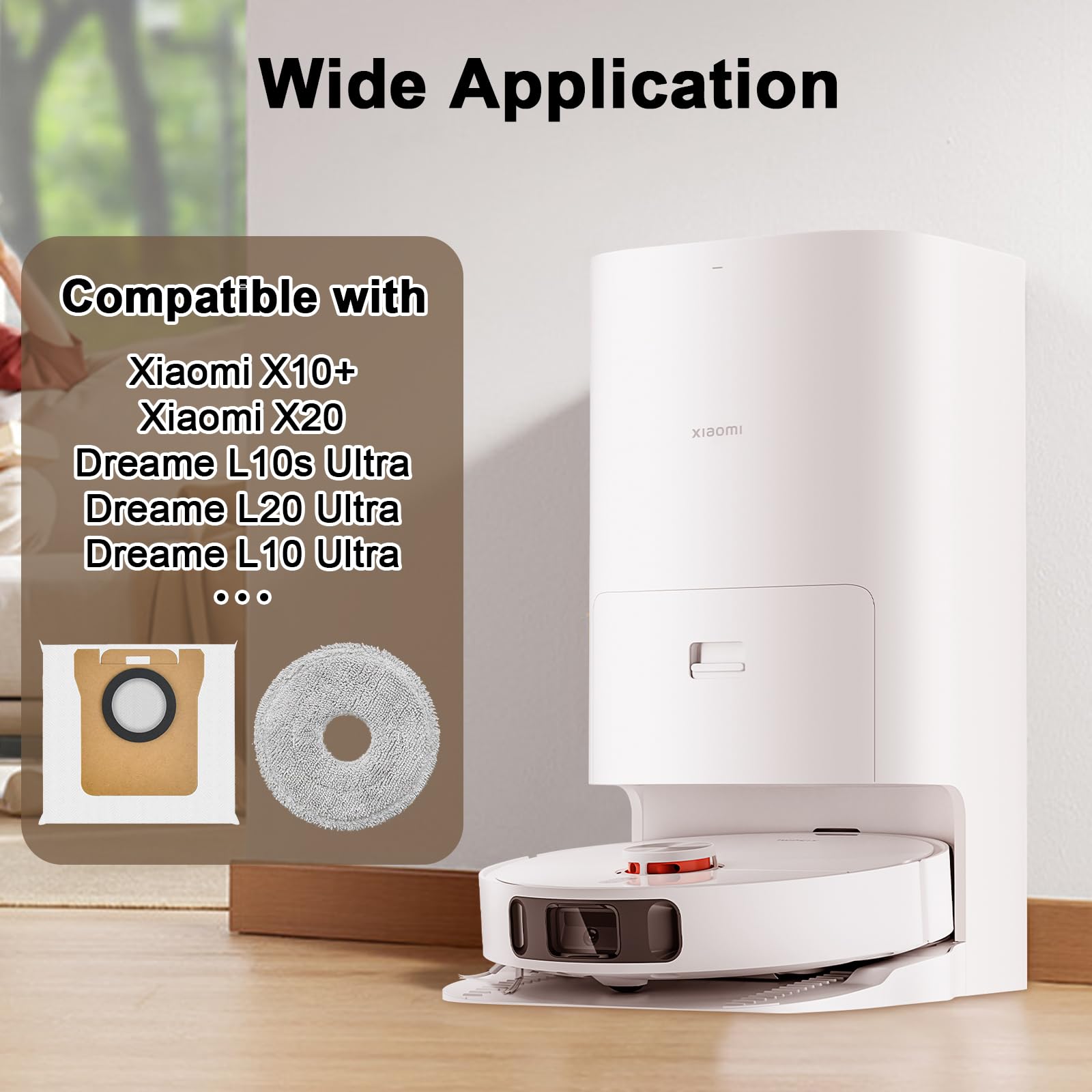 12 worków do odkurzacza robota xiaomi X10+ / X20