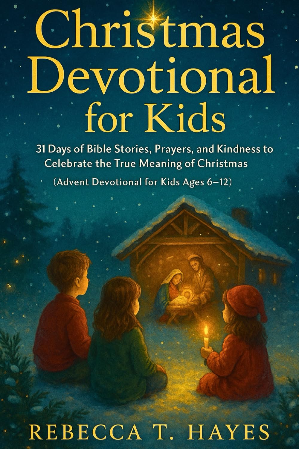 CHRISTMAS DEVOTIONAL FOR KIDS: 31 Days of Bible Stories, Prayers, and Kindness to Celebrate the True Meaning of Christmas (Advent Devotional for Kids Ages 6–12)