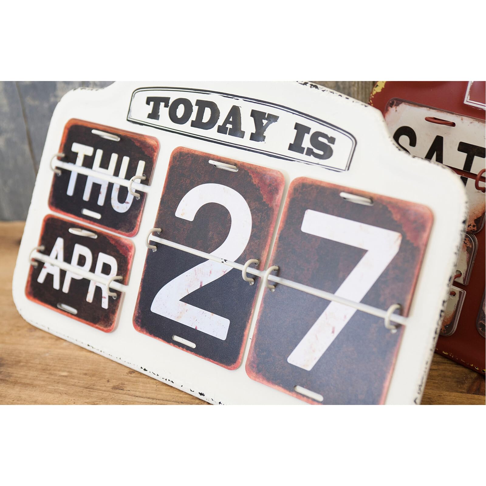 Amazon.co.jp: アメリカン クラシック メタル 卓上 カレンダー