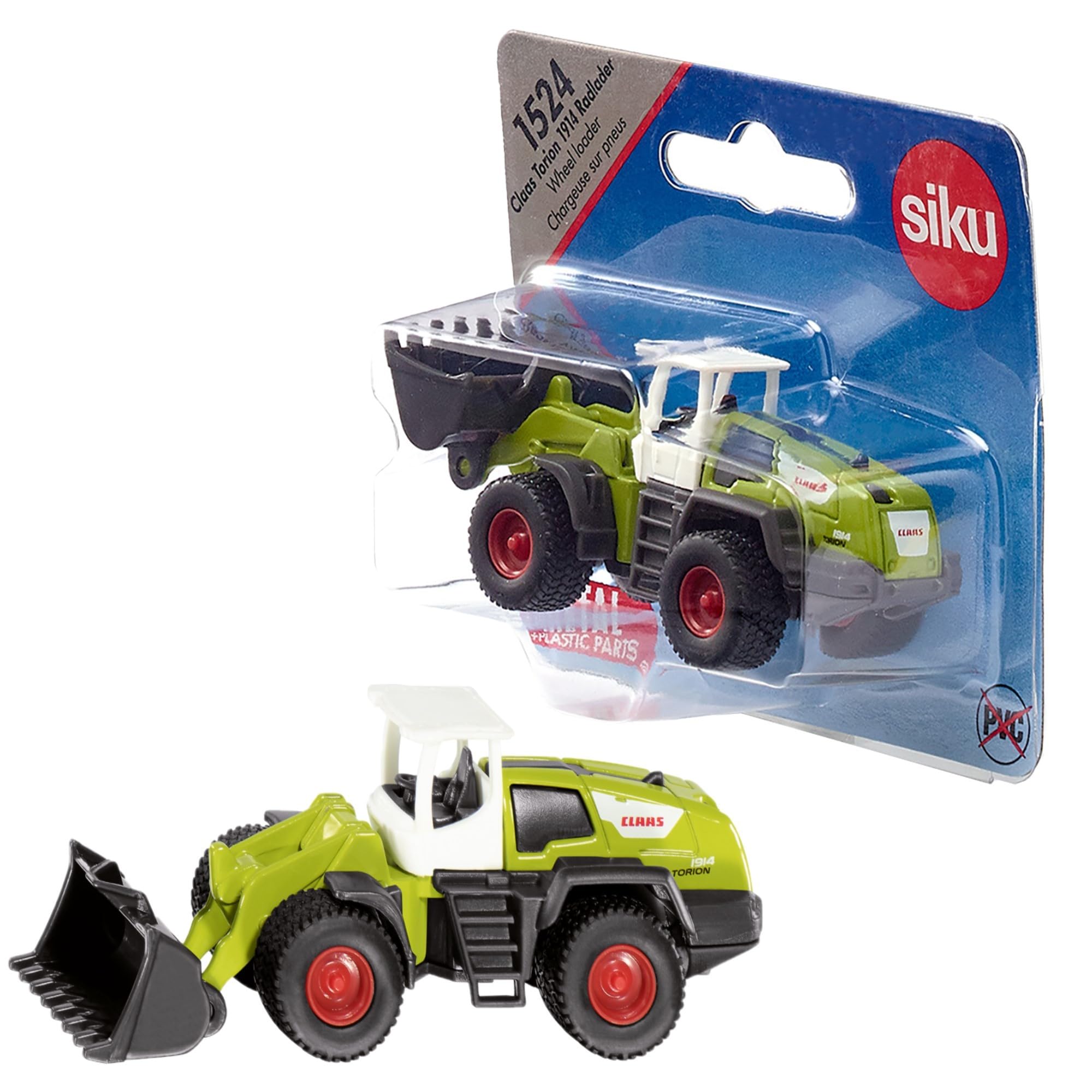 Amazon.co.jp: ジク (SIKU) Claas Torion 1914 ホイールローダー 3歳頃