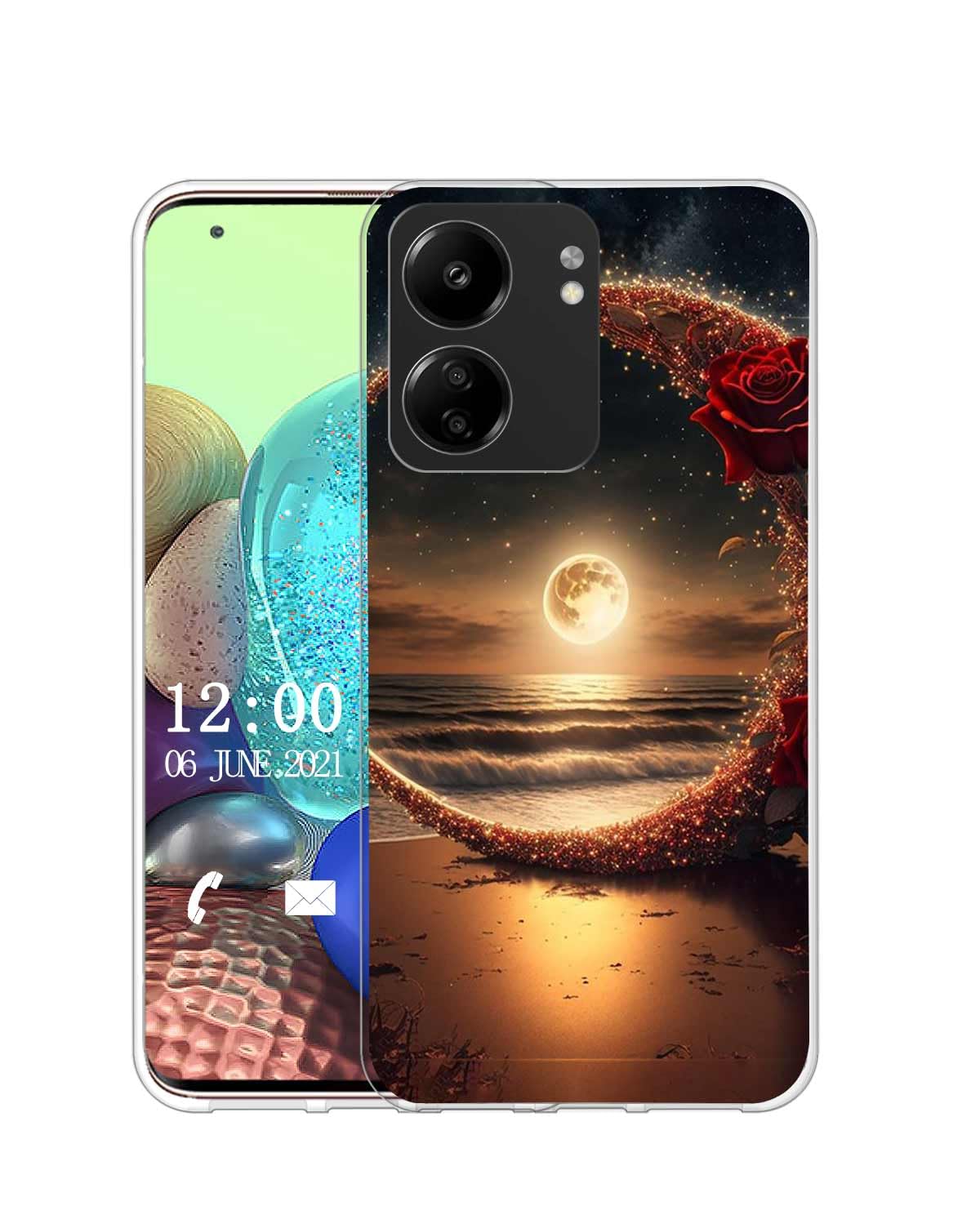 COMAKU Cover Pendenza Colorato per Xiaomi Poco C65, Custodia