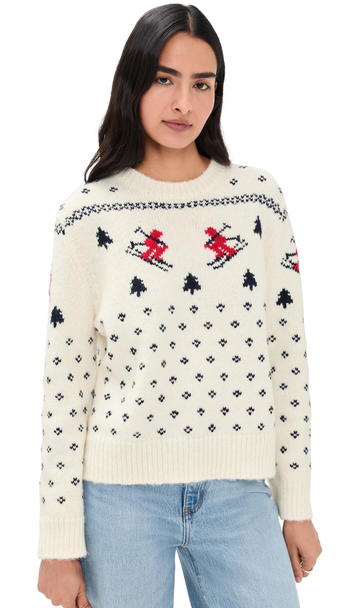 Womens Ski Crew Sweater