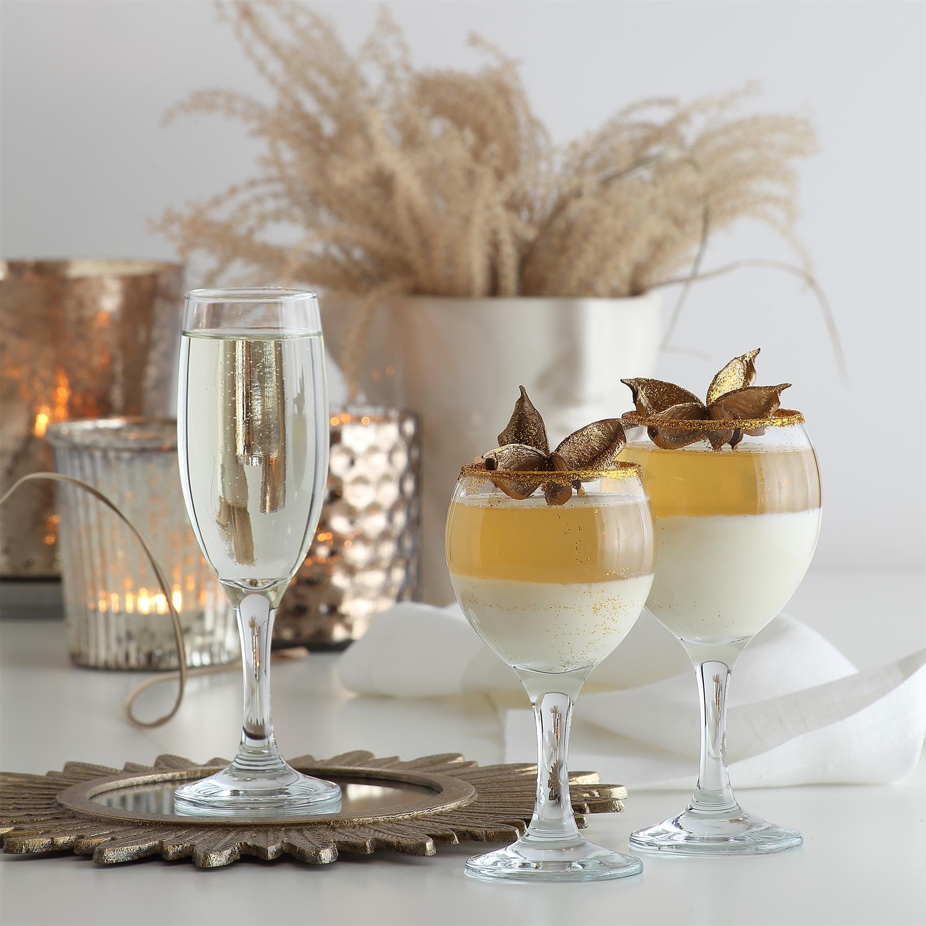 LAV 12x 170ml Misket Verres à Vin Blanc - Petit Lave-Vaisselle Verre Mariage Noël Anniversaire Fête Buvant Verrerie Gobelet Cadeau Ensemble