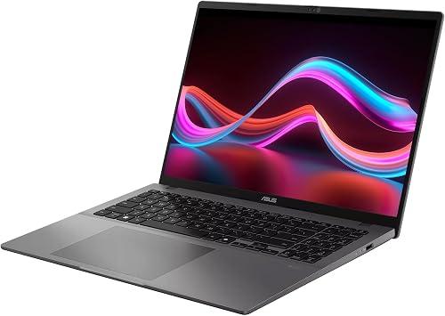 ASUS Vivobook S16 Laptop, Intel Ultra 7-355, 16 GB DDR5 RAM, 1 TB PCIe SSD, 16 WUXGA (1920x1200) Touchscreen, Intel Graphics, Backlit Chiclet Keyboard, W11 Pro, Matte Gray + Traix Mousepad