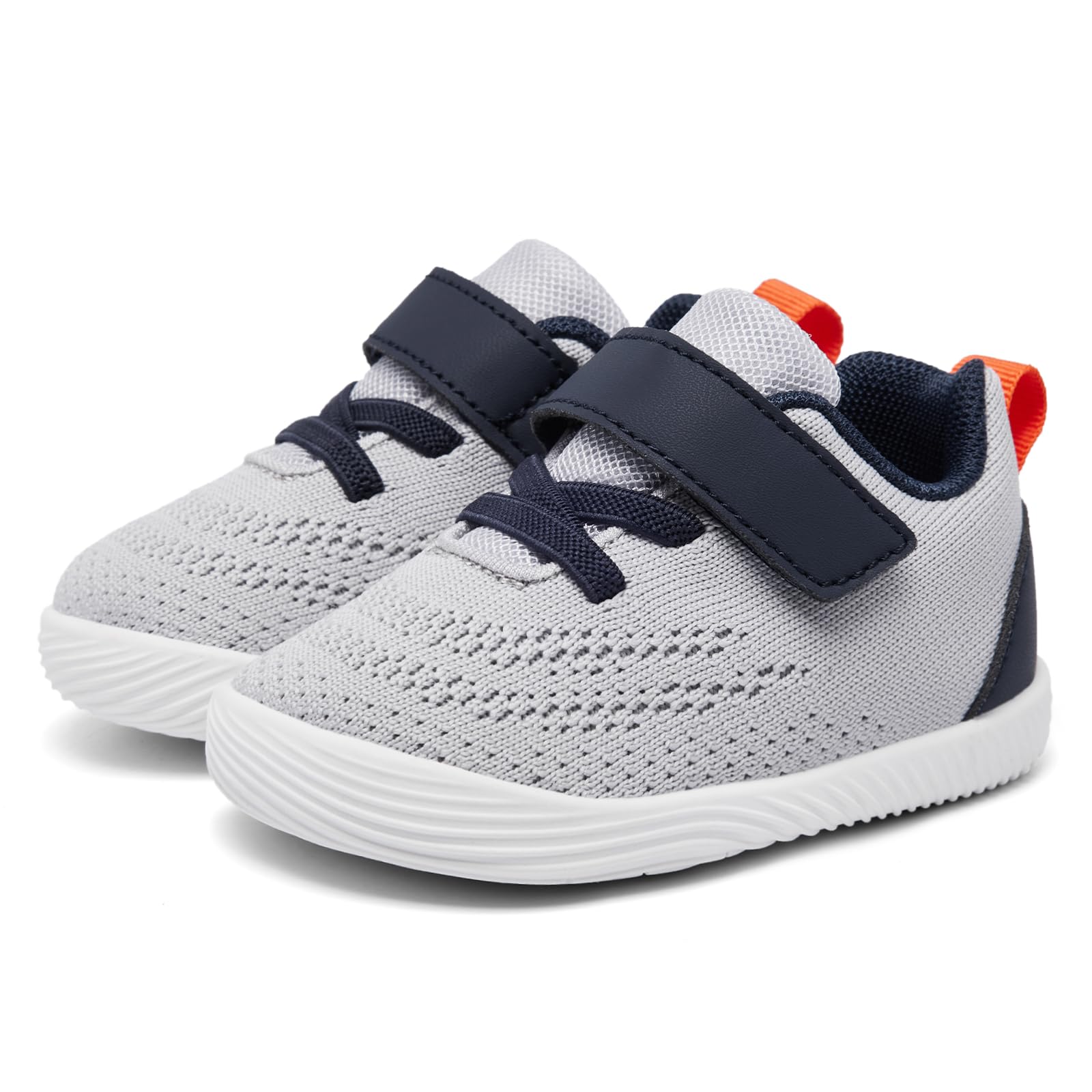 MORENDL Toddler Sneakers Baby Boys &amp; Girls Barefoot Shoes Lightweight Breathable Walking Running Tennis Athletic Sport Shoes
