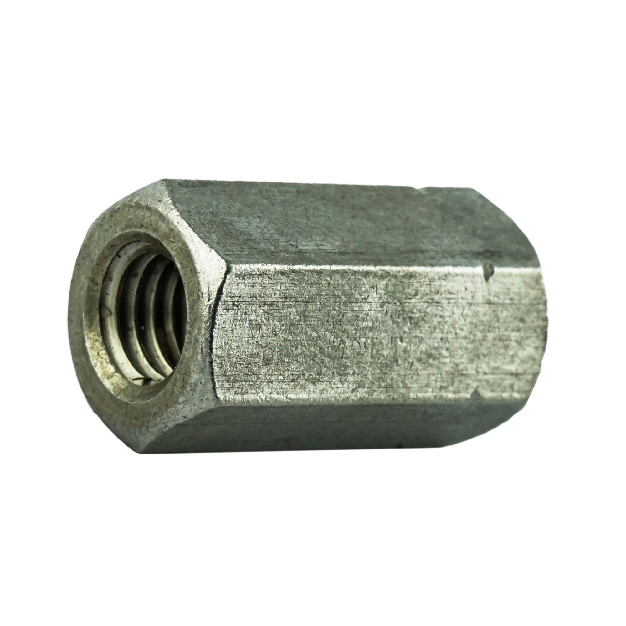 Dadi Per Applicazioni Pesanti 10 Dadi Di Bloccaggio 9/16-18 Cono Superiore Grado 8 Zincati - Per Crimpatura, Tutto Metallo Dado Autobloccante In Nylon - Foto 3