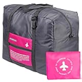 Foldable Travel Duffel Bag Sports Gym Tote Water Resistant Carry on Luggage bag Weekender Overnight Bag