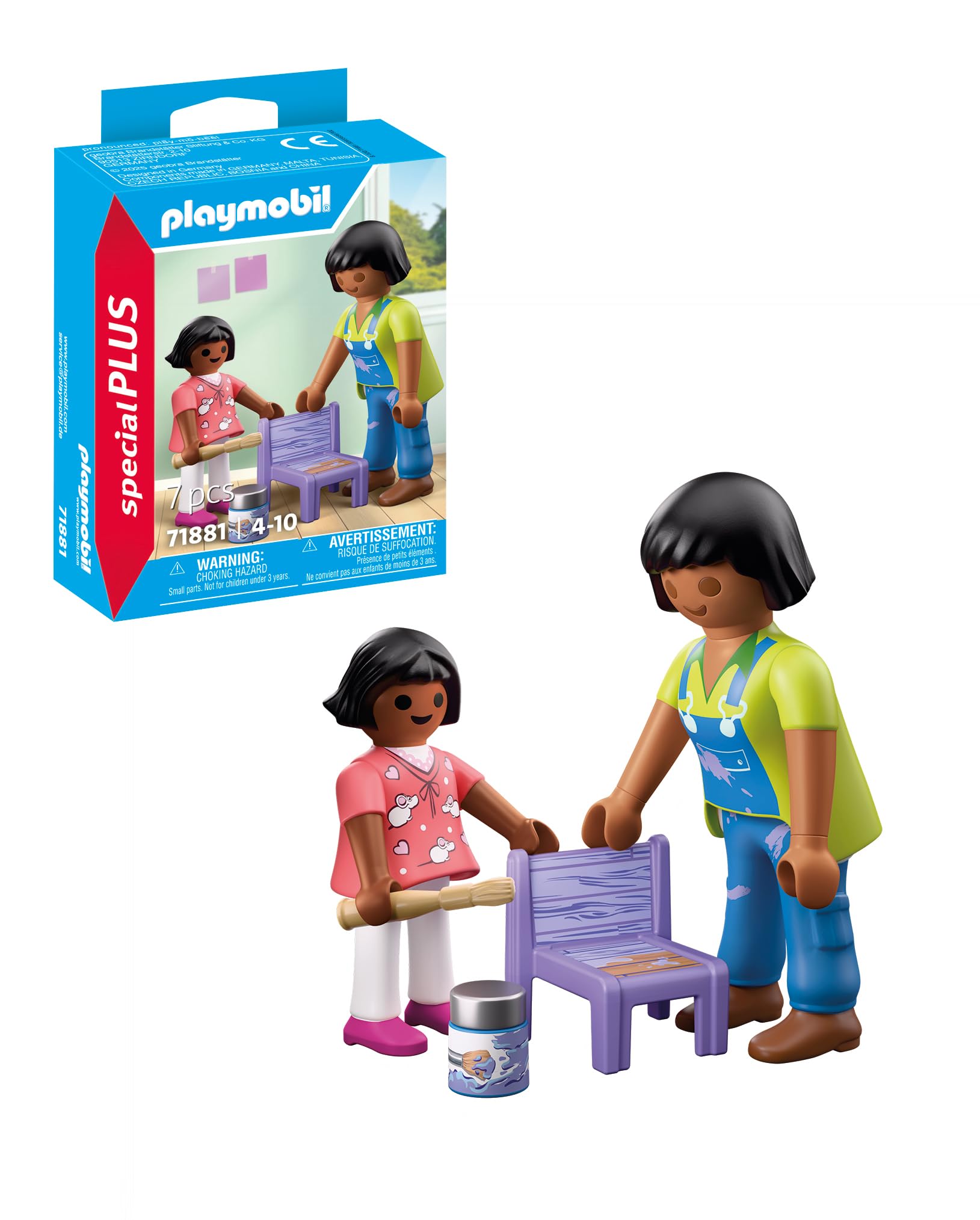 Playmobil Special Plus 71881 Children’s Special Makeup – Kids’ Face‑Painting Playset with Figure, Makeup Table & Accessories, Ages 4+