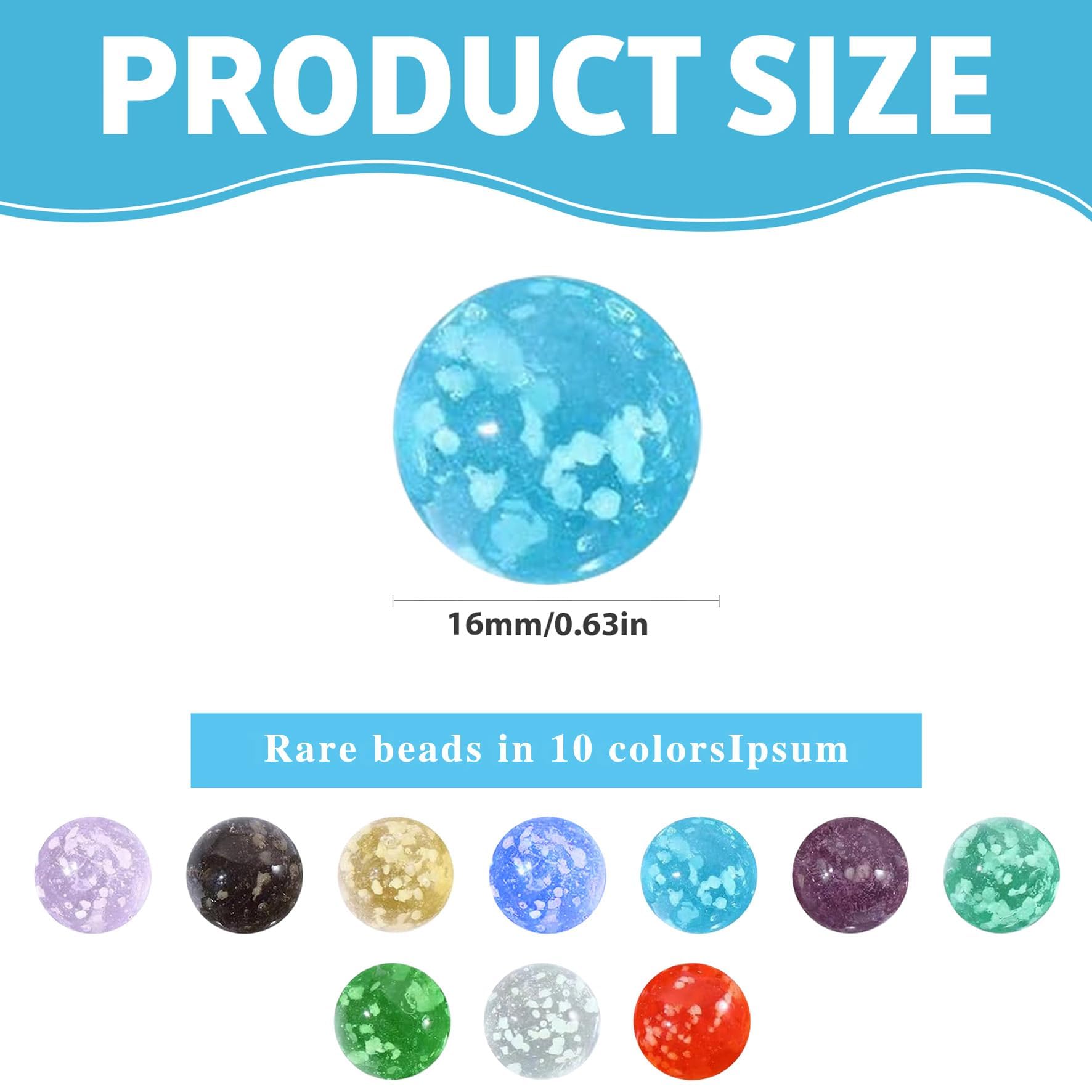 Biglie Vetro Fosforescenti 16 mm Bambini Colorate Sacchetto Pietra Dell'Acquario Perline Riempimento Vasi