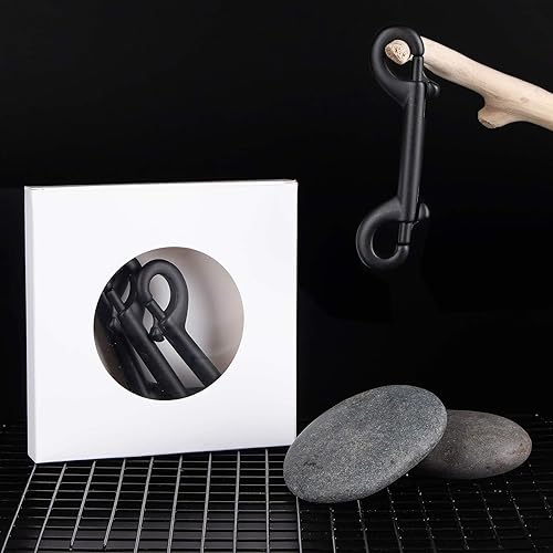 Miniatura 7 de 6 clips de gancho de buceo de doble extremo de grado marino, clip de gatillo de buceo, gran 4-1/2 pulgadas, 4.528 in, acero inoxidable 316