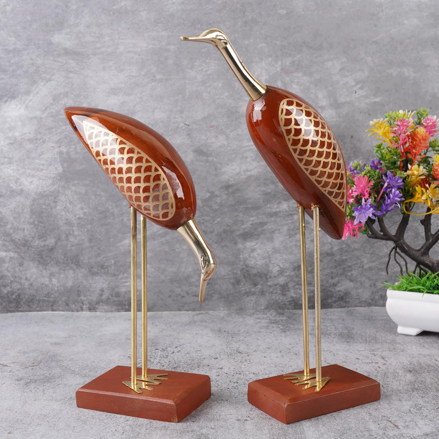 Naayaab Craft Swan Pair Showpiece - Home Decor -10 Naayaab Craft Swan Pair Showpiece - Home Decor -10