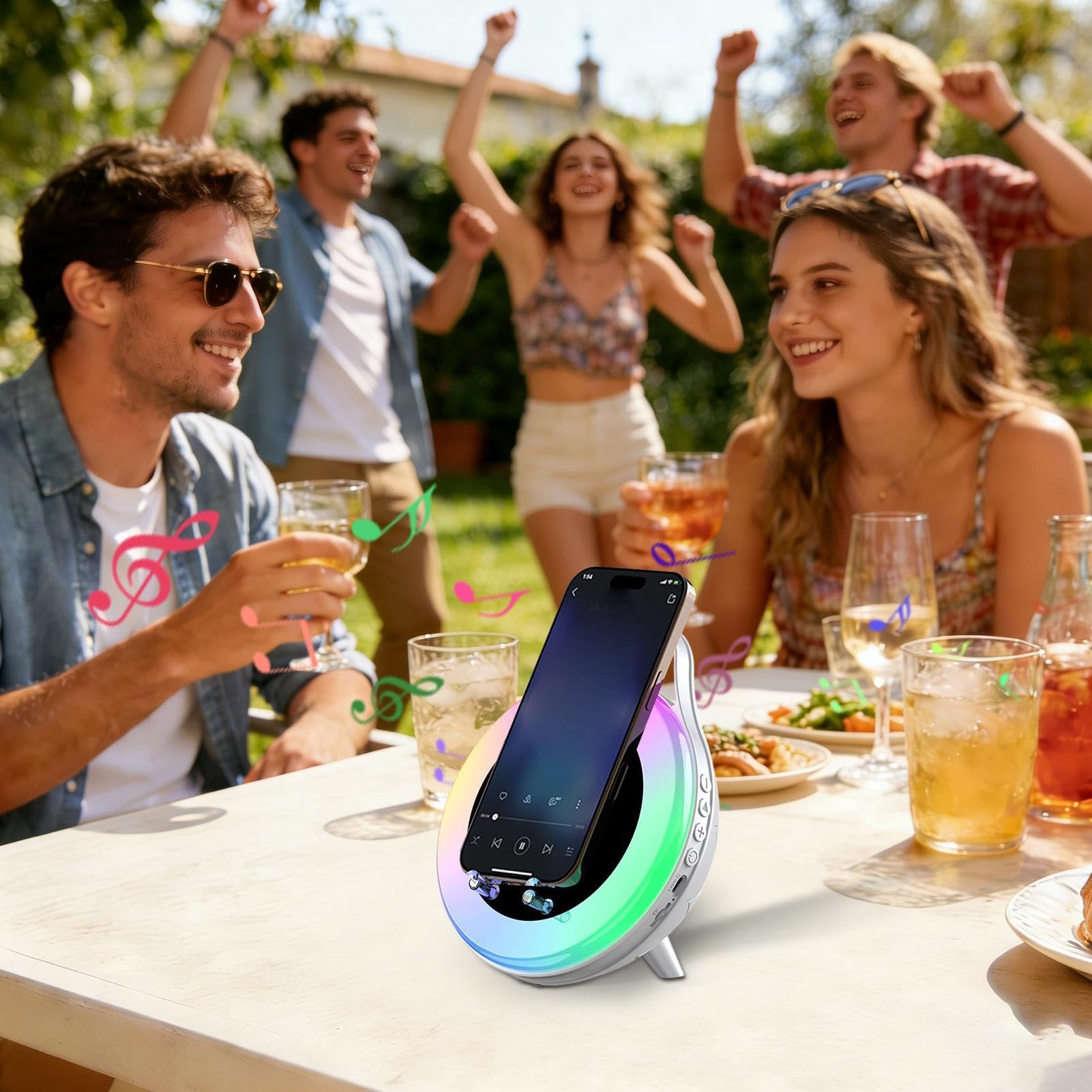 Enceinte sans fil Station d'Accueil Ergonomique avec Chargeur Portable