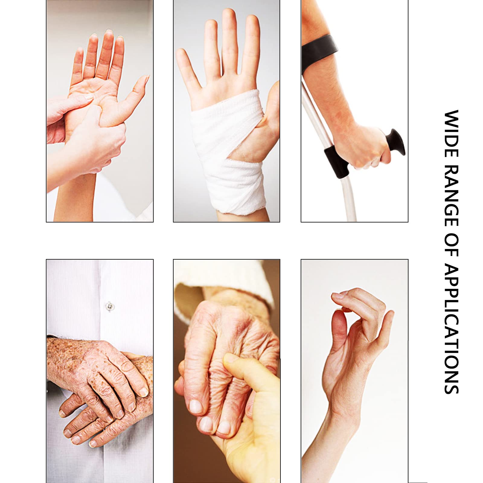 Sztućce Easy Grip, 4 sztuki, antypoślizgowe uchwyty, zestaw sztućców, dla osób starszych z zapaleniem stawów, parkinsonów, osób z ograniczonym ruchem dłoni lub drżącymi dłońmi
