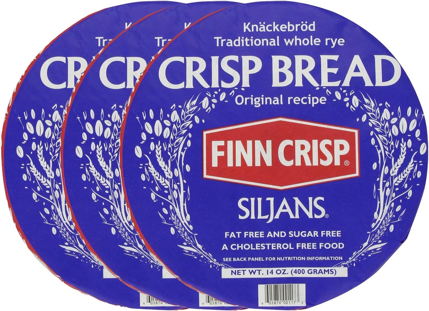 Finn Crisp Siljans Crispbread, 14 oz, 3 pk