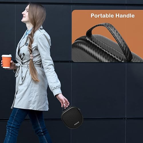 Miniatura 7 de MOSISO Funda para auriculares compatible con AirPods Max, compatible con el modo de suspensión, portátil, impermeable, a prueba de golpes, funda
