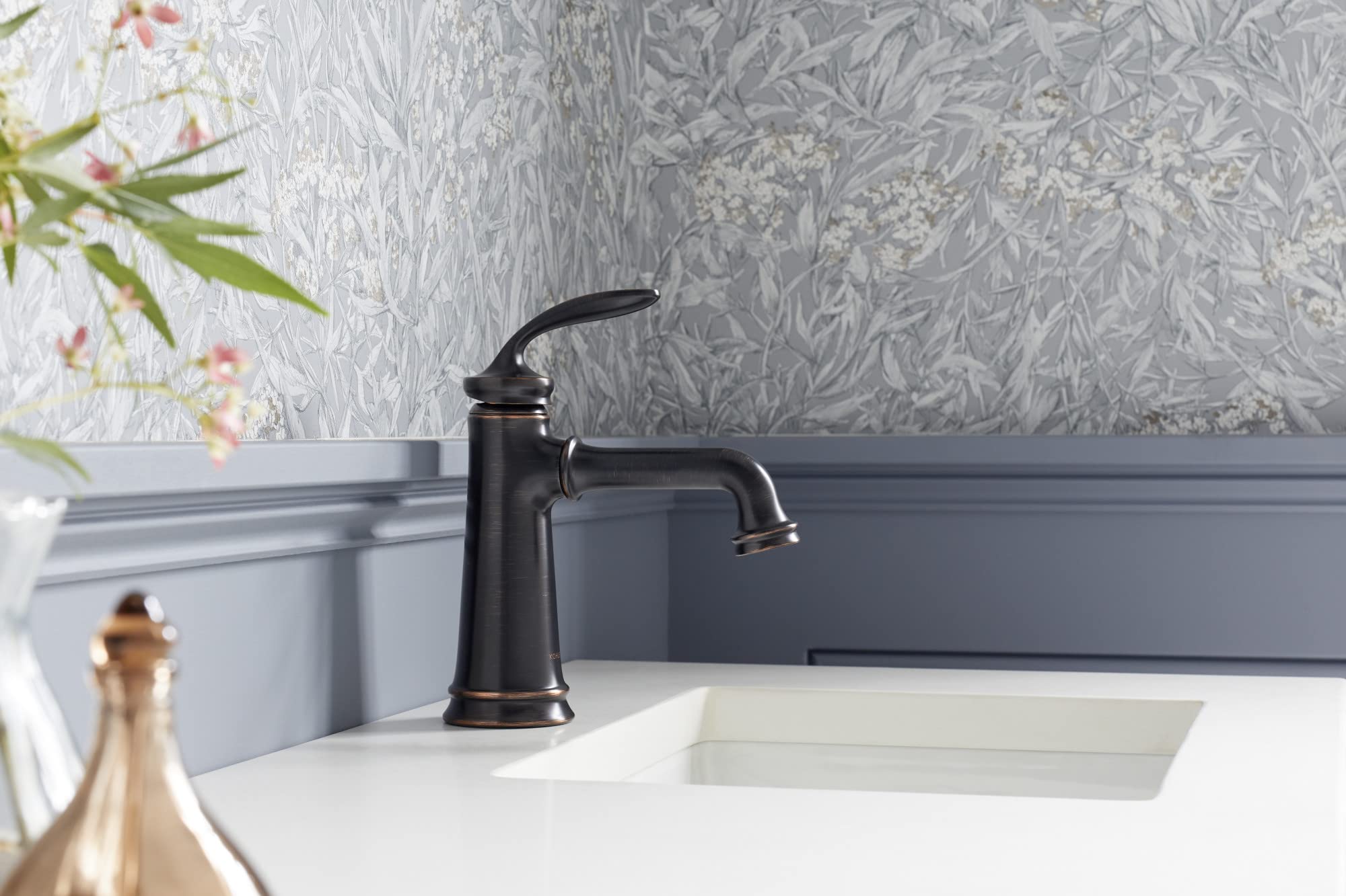 Exquisito Verde De Una Sola Manija Grifo Del Lavabo Con Pop-Up, Chrome