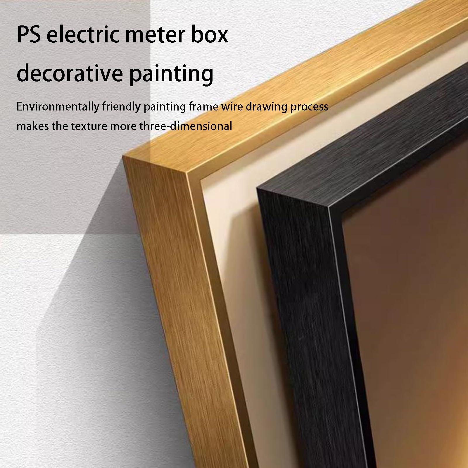 Cubierta decorativa para medidor eléctrico, cubierta de caja de distribución eléctrica para paneles de medidor