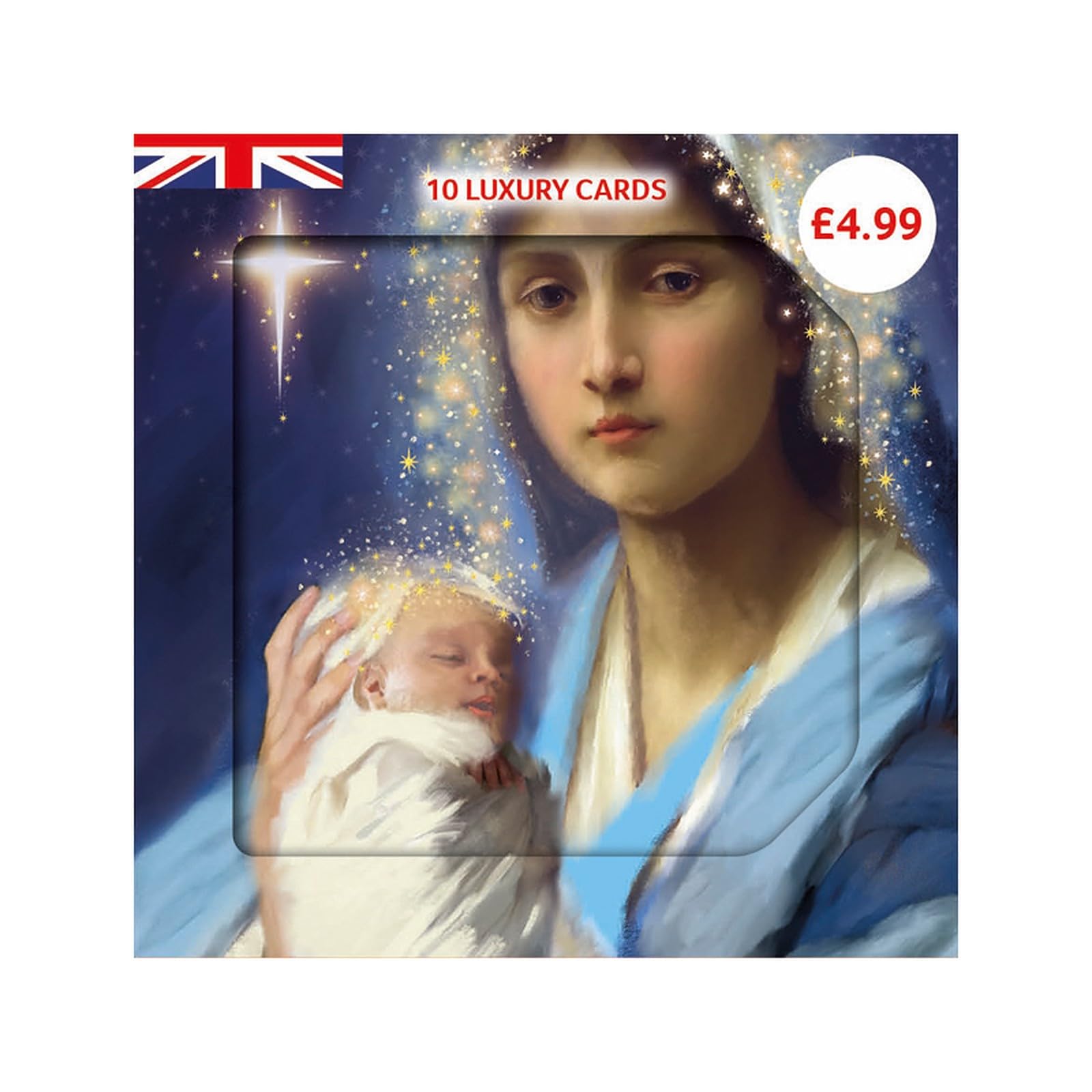 Marie Curie Mary & Child Christmas Cards - Pack of 10 - Image 3