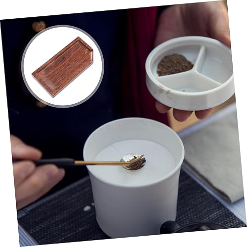 Miniatura 3 de Garneck Tabla de cortar para cortar incienso, quemador de incienso, palo de incienso, tabla de cortar incienso de madera, palets de madera, bandeja