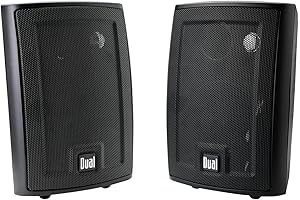 Dual Electronics LU43PB: Weatherproof Outdoor Speakers for Expansive Sound