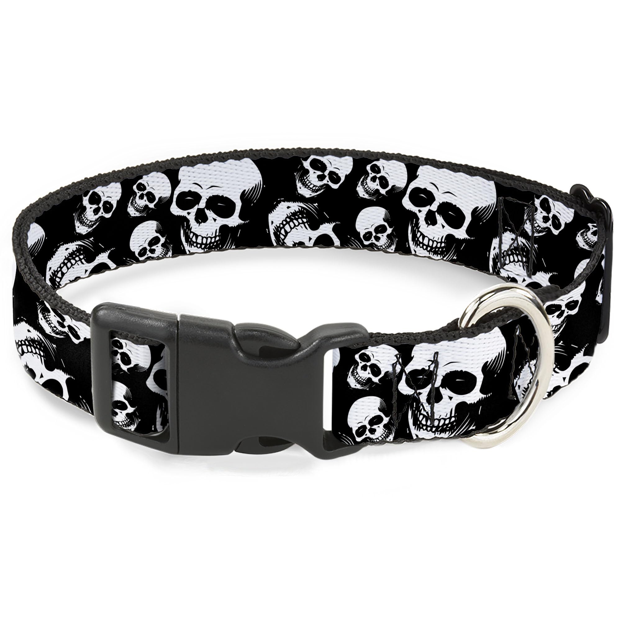 Collier pour chien Buckle-Down à boucle plastique motifs crânes