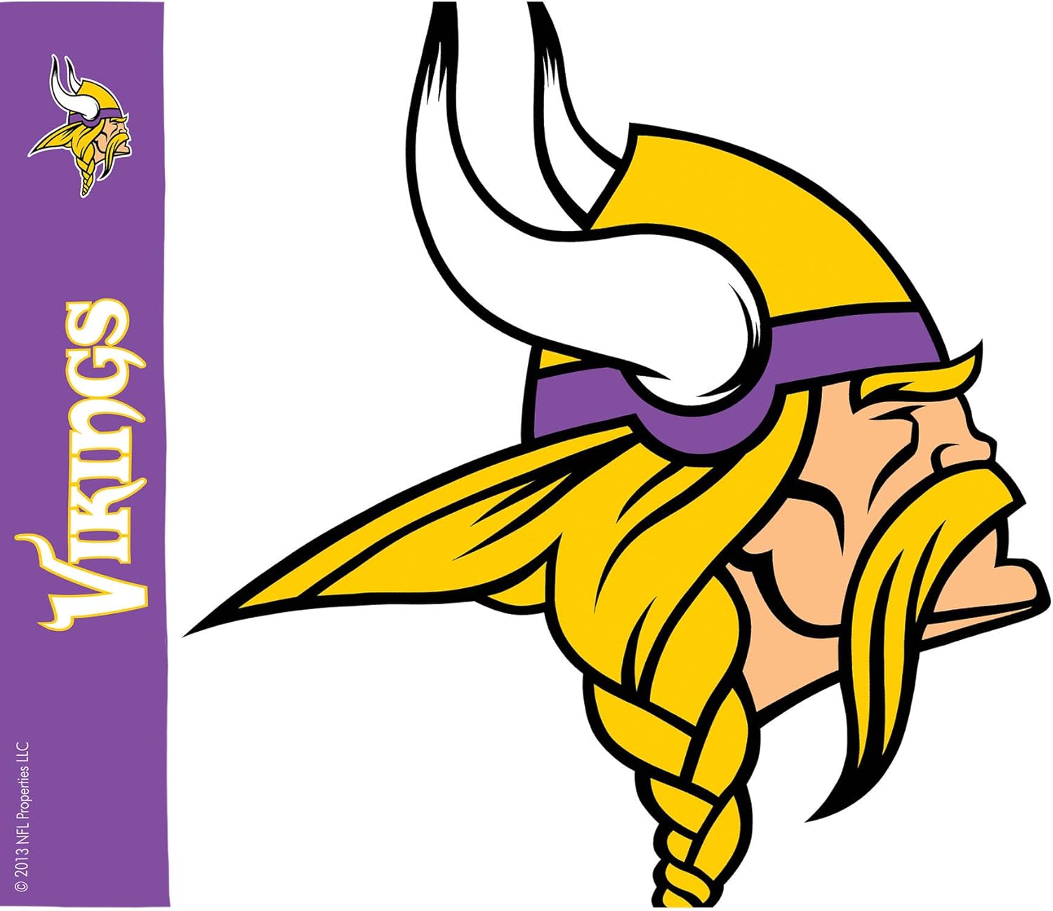 Tervis NFL Minnesota Vikings - Colossal Made in USA Double Walled Insulated Tumbler Travel Cup Keeps Drinks Cold & Hot, 24oz, Classic - Image 2