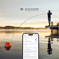 Vista 5 de Deeper Start Fish Finder - Portable and Depth Finder for Recreational Fishing from Dock, Shore, Bank or Kayak Castable Deeper Smart Sonar with