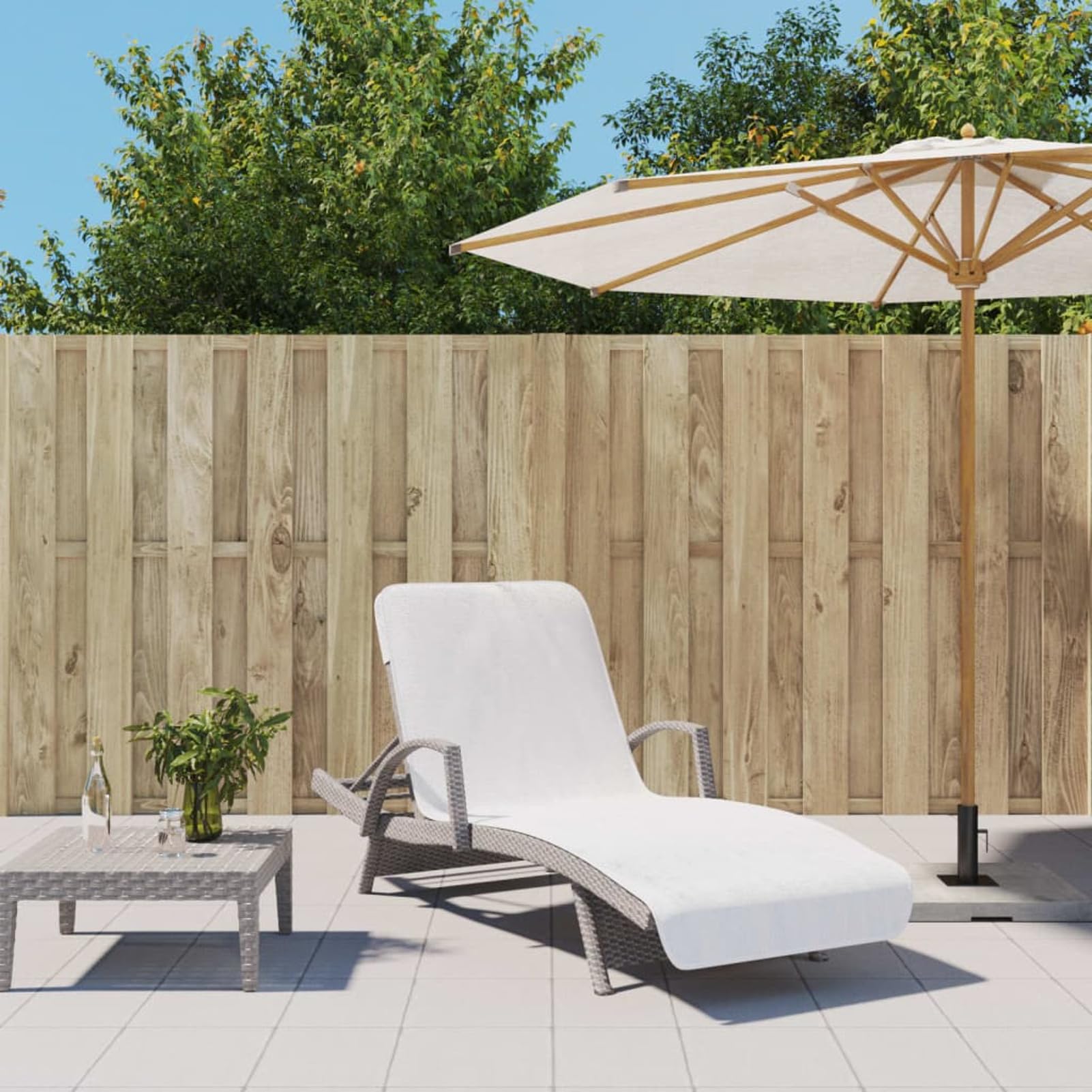 Asciugamani da Spiaggia 2 pz Bianchi 75x200 cm Tessuto 400 gsm,Telo Mare Microfibra – Leggero,fine e ad Asciugatura Rapida - Asciugamano Microfibra Grande - Telo Mare XXL - 100% Riciclato