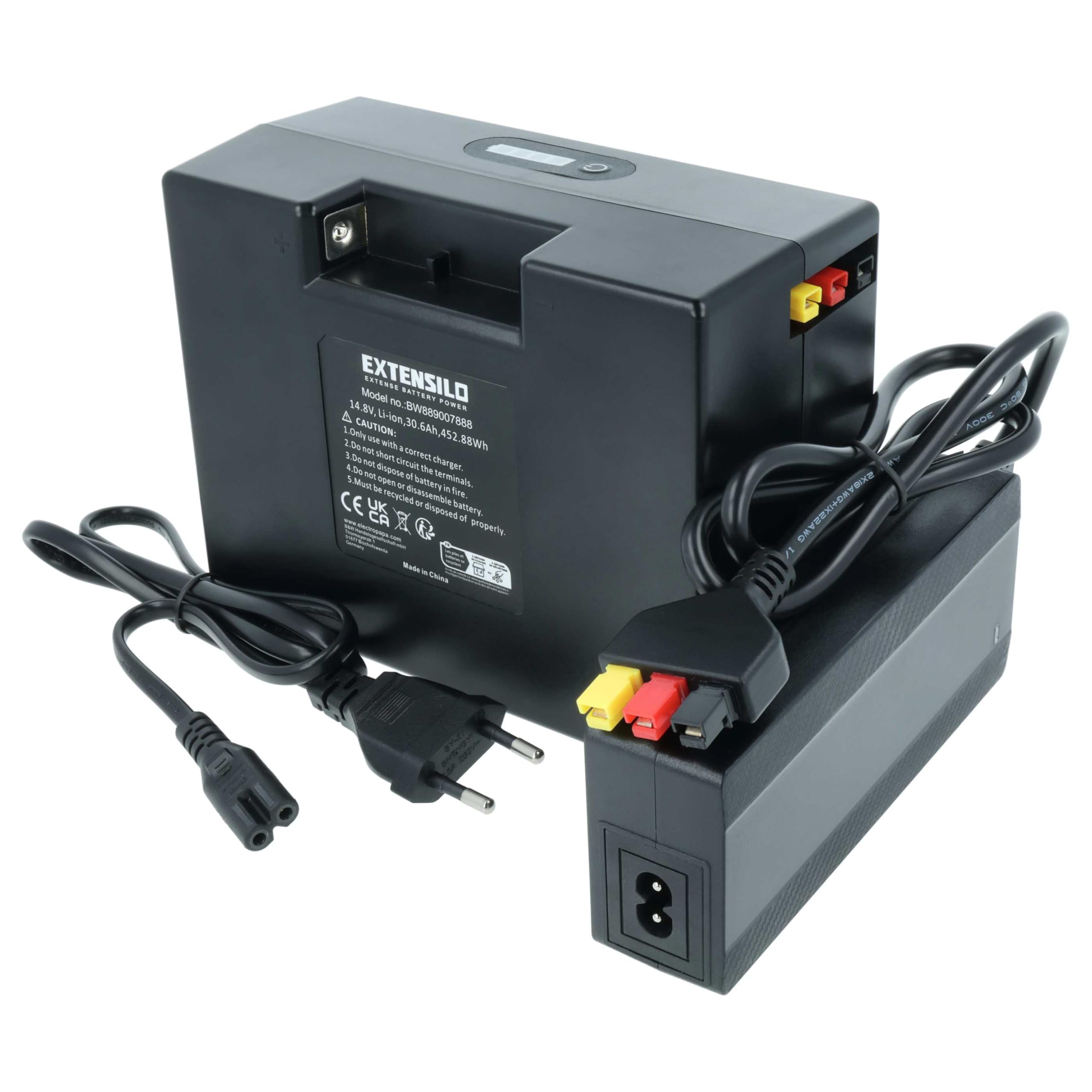 Akumulator kompatybilny z Powakaddy Freeway Caddy (30,6 Ah, 14,8 V, litowo-jonowy, w zestawie ładowarka)