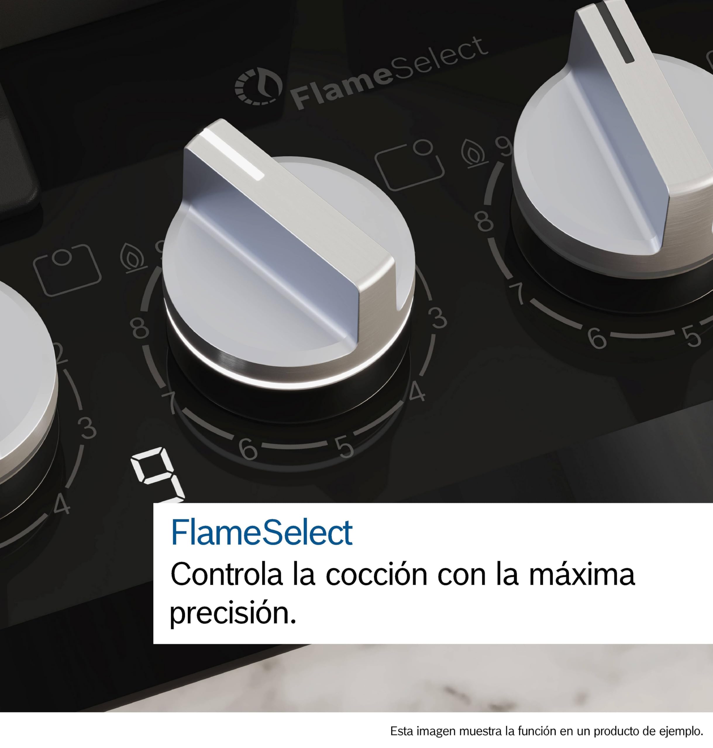 Bosch, Placa de Gas, Serie 6, 3 Zonas, Seguridad GasStop, negro, PPC6A6I10 | Cocina segura y con resultados deliciosos con el control preciso de la llama en 9 niveles.
