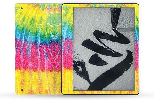 Vista 13 de MightySkins Skin - Funda de vinilo compatible con Yaxa Kindle Scribe (2022), color morado sólido, protectora, duradera y única, fácil de aplicar