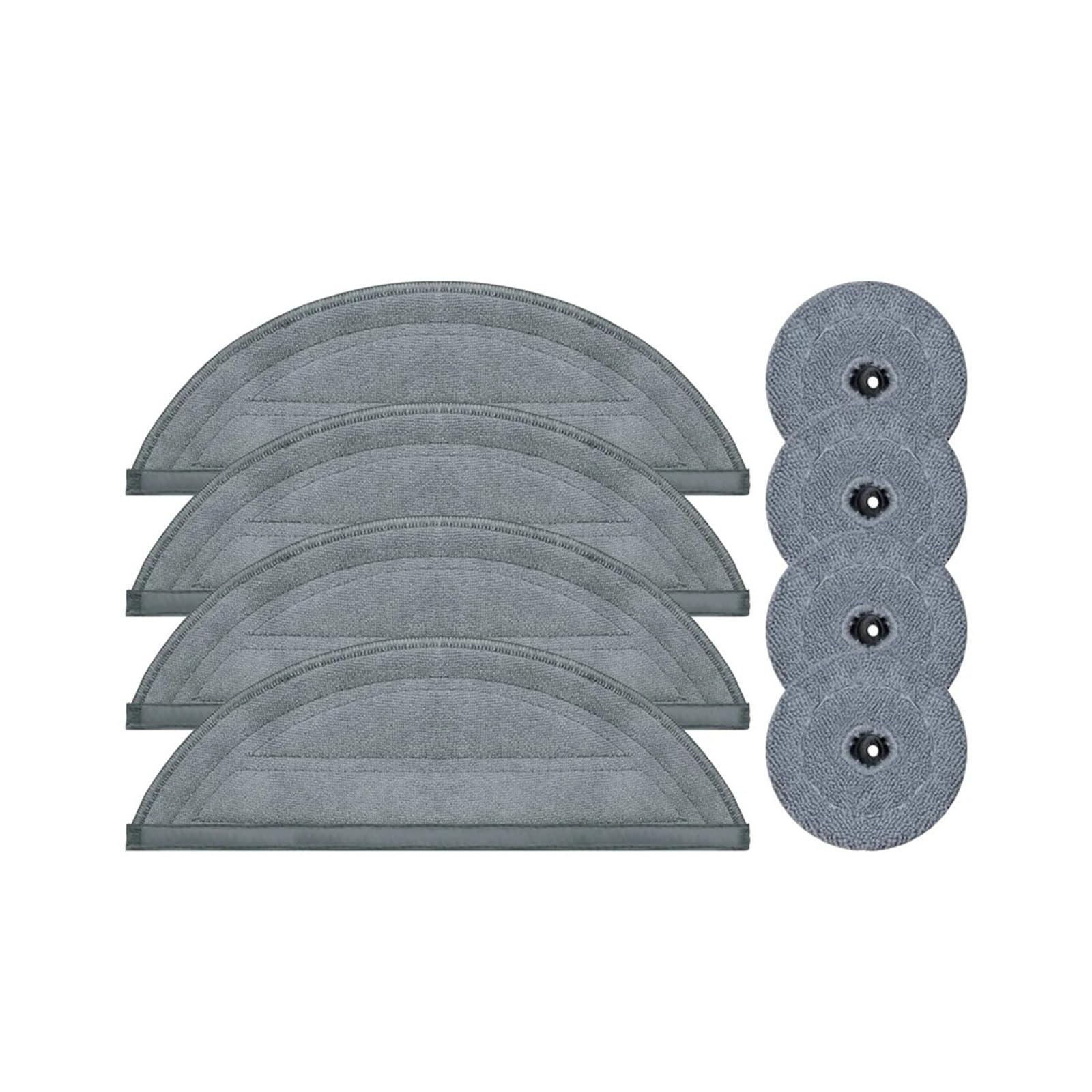 VIXWDRUTY Compatible For Roborock，Compatible For Saros，10, S9 Maxv Ultra Robot Vacuum Cleaner Accessories Spare Parts Replacements Mop Cloths Mop Pads(4B4S)