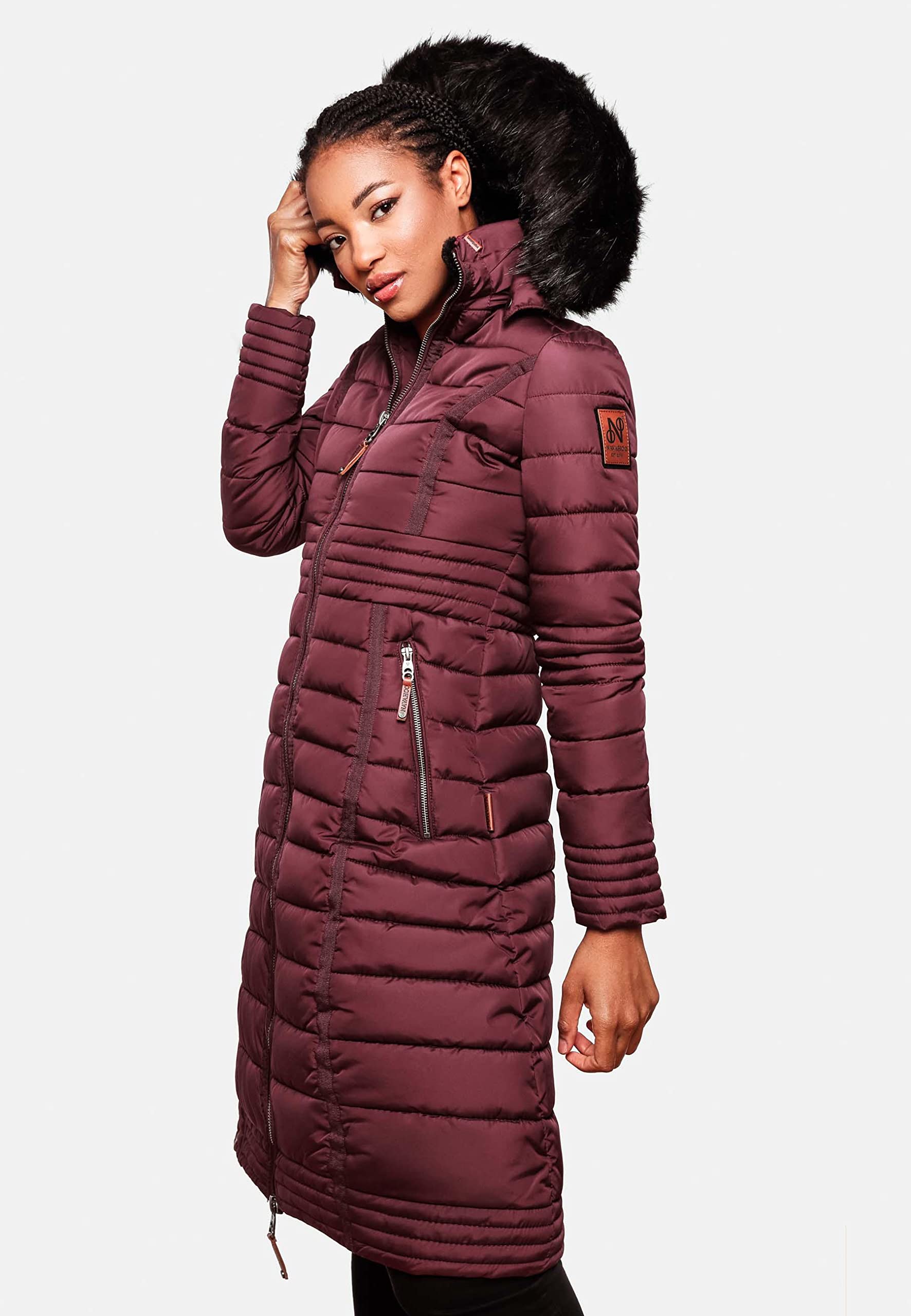 Navahoo – Cappotto invernale trapuntato da donna “Umay”, 6 colori, XS – XXL