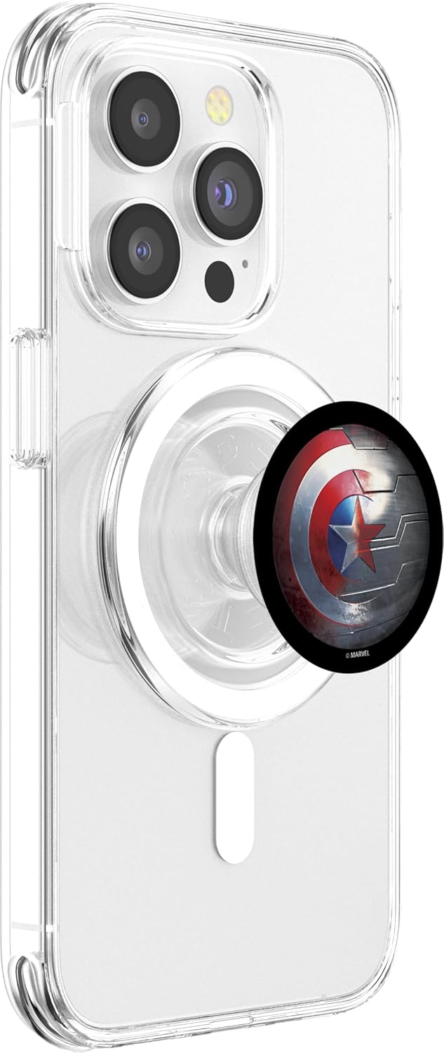 Marvel Captain America Transforming Shield PopSockets MagSafe PopGrip for iPhone