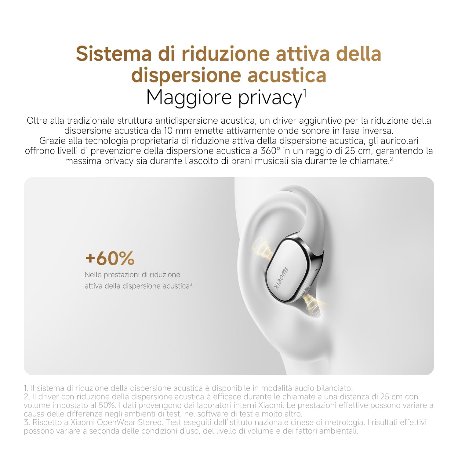 XIAOMI OpenWear Stereo Pro Open-Ear Auricolari, 45h Batteria,Grigio Titanio